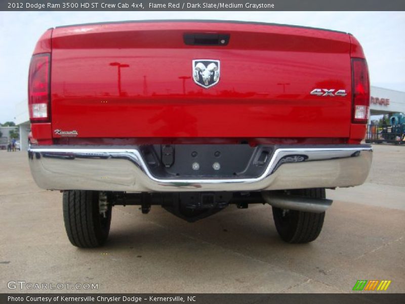 Flame Red / Dark Slate/Medium Graystone 2012 Dodge Ram 3500 HD ST Crew Cab 4x4