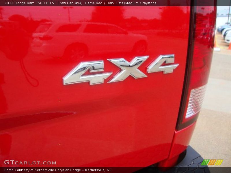 Flame Red / Dark Slate/Medium Graystone 2012 Dodge Ram 3500 HD ST Crew Cab 4x4