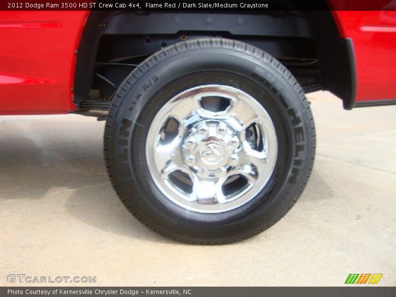 Flame Red / Dark Slate/Medium Graystone 2012 Dodge Ram 3500 HD ST Crew Cab 4x4