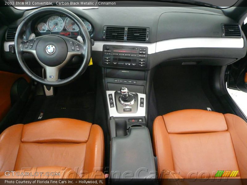 Carbon Black Metallic / Cinnamon 2003 BMW M3 Convertible