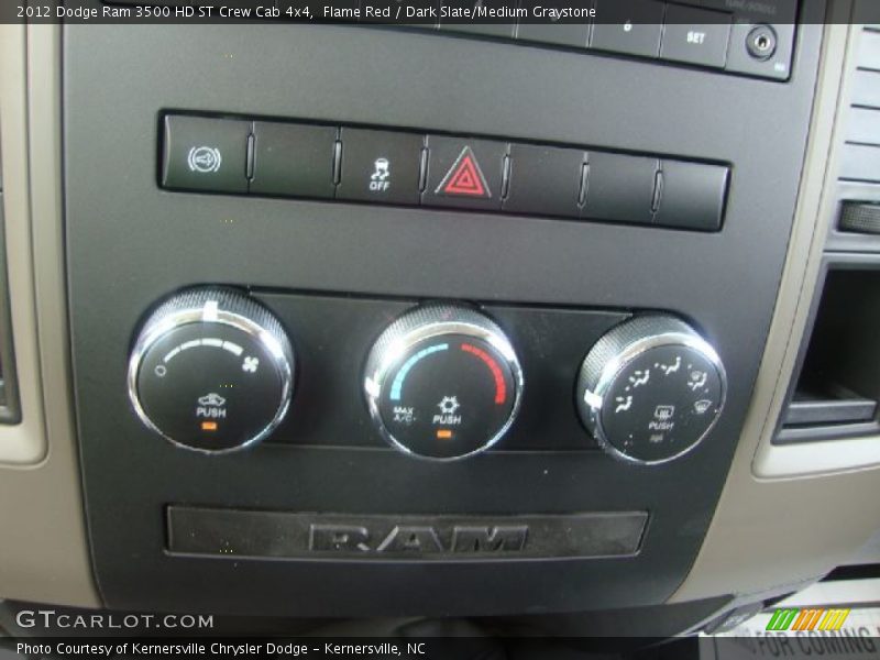 Flame Red / Dark Slate/Medium Graystone 2012 Dodge Ram 3500 HD ST Crew Cab 4x4