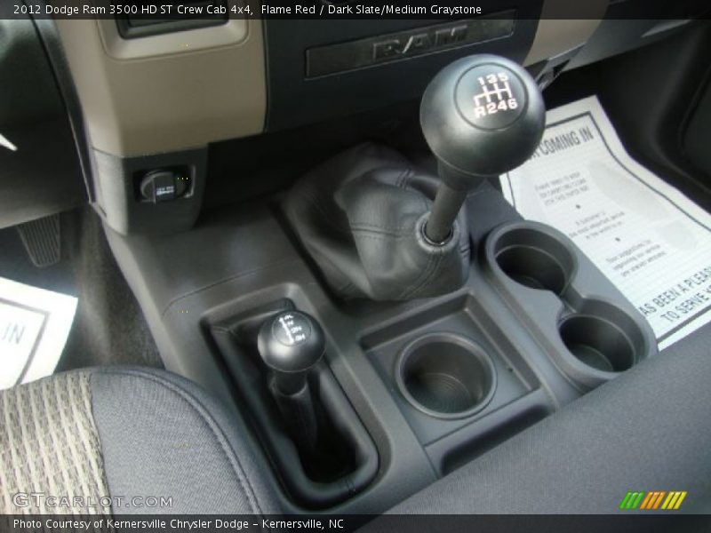  2012 Ram 3500 HD ST Crew Cab 4x4 6 Speed Manual Shifter