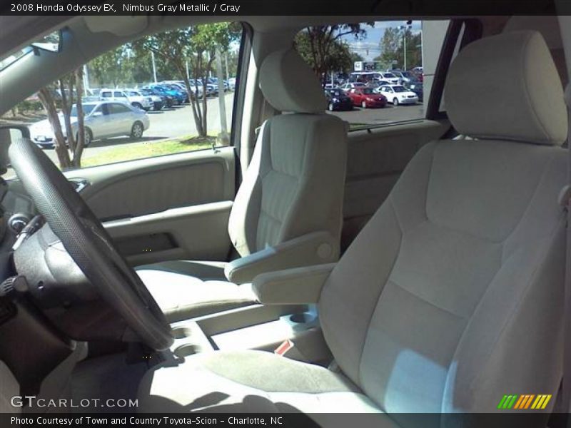 Nimbus Gray Metallic / Gray 2008 Honda Odyssey EX