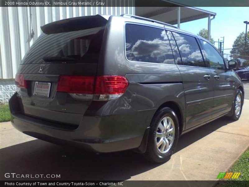 Nimbus Gray Metallic / Gray 2008 Honda Odyssey EX