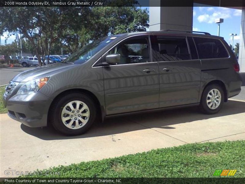 Nimbus Gray Metallic / Gray 2008 Honda Odyssey EX