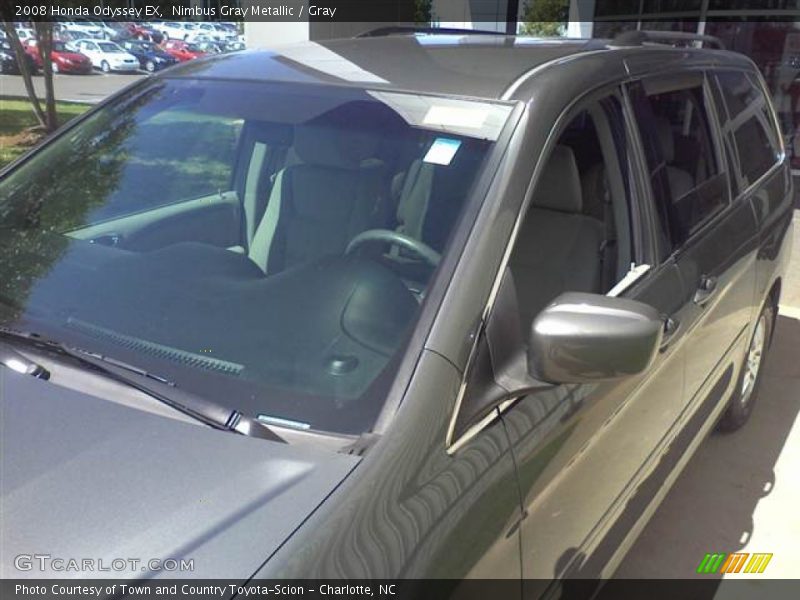 Nimbus Gray Metallic / Gray 2008 Honda Odyssey EX