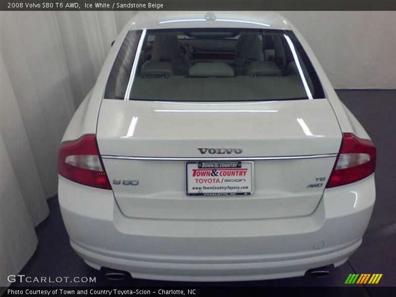 Ice White / Sandstone Beige 2008 Volvo S80 T6 AWD
