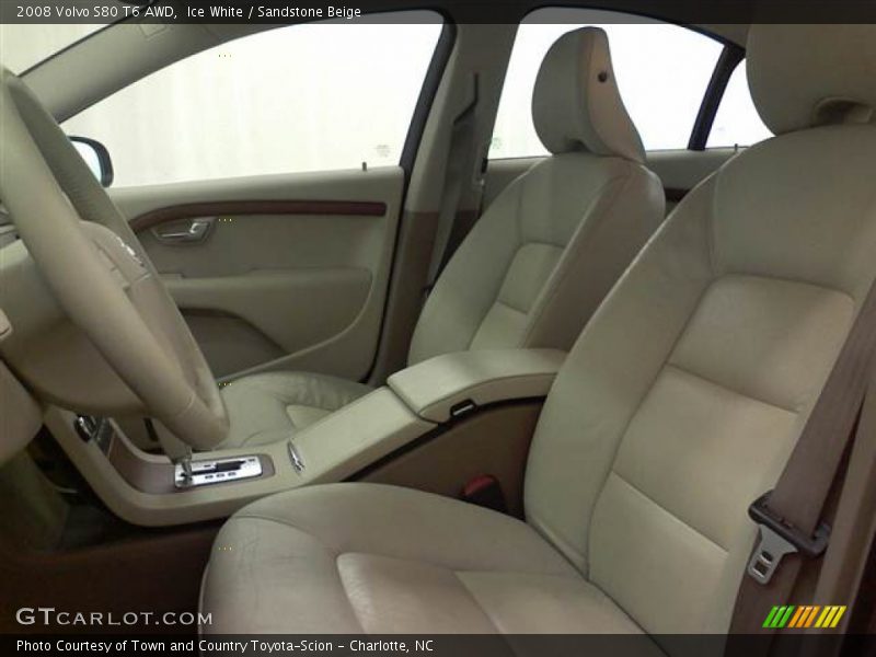 Ice White / Sandstone Beige 2008 Volvo S80 T6 AWD