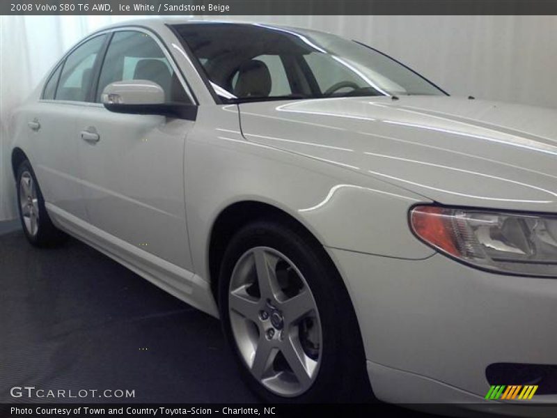 Ice White / Sandstone Beige 2008 Volvo S80 T6 AWD