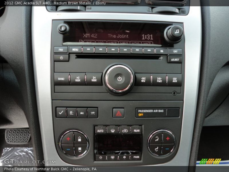 Controls of 2012 Acadia SLT AWD