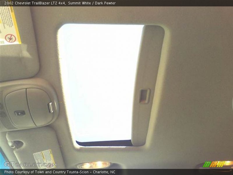 Summit White / Dark Pewter 2002 Chevrolet TrailBlazer LTZ 4x4