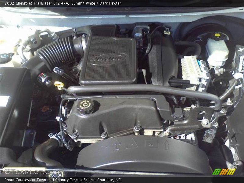 Summit White / Dark Pewter 2002 Chevrolet TrailBlazer LTZ 4x4