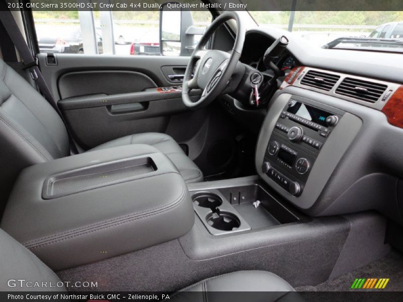 2012 Sierra 3500HD SLT Crew Cab 4x4 Dually Ebony Interior