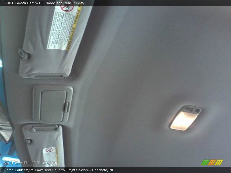 Woodland Pearl / Gray 2001 Toyota Camry LE