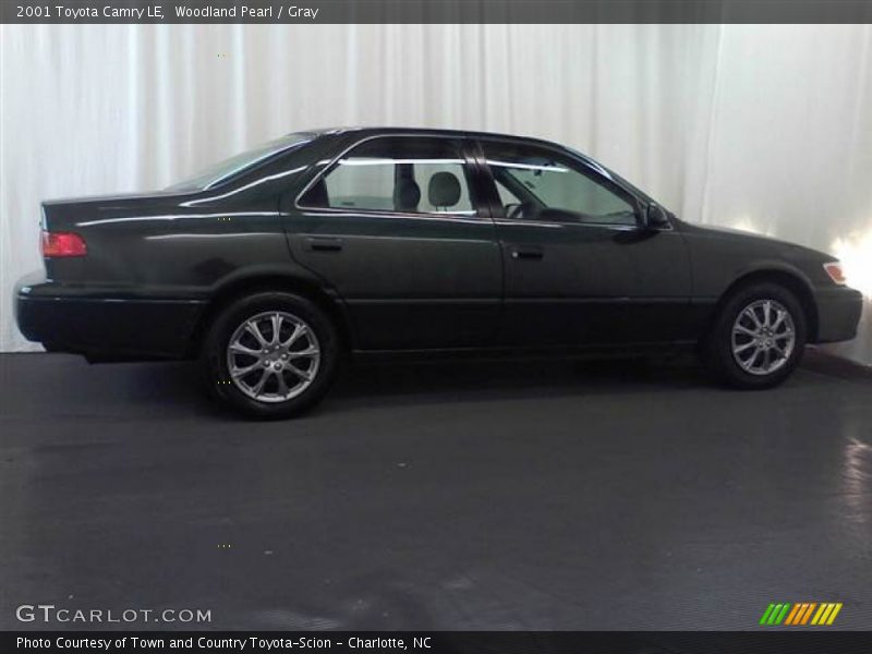 Woodland Pearl / Gray 2001 Toyota Camry LE