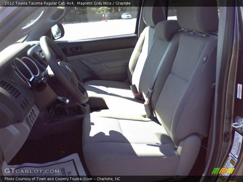 Magnetic Gray Mica / Graphite 2012 Toyota Tacoma Regular Cab 4x4