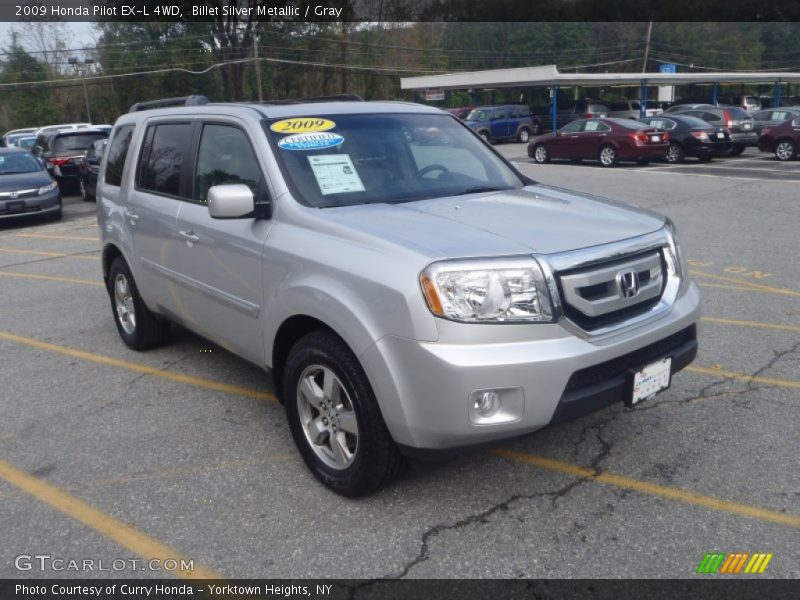 Billet Silver Metallic / Gray 2009 Honda Pilot EX-L 4WD