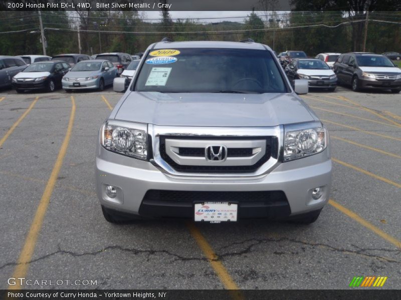 Billet Silver Metallic / Gray 2009 Honda Pilot EX-L 4WD