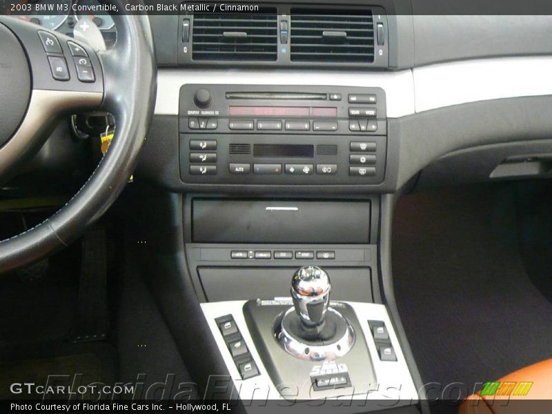Carbon Black Metallic / Cinnamon 2003 BMW M3 Convertible