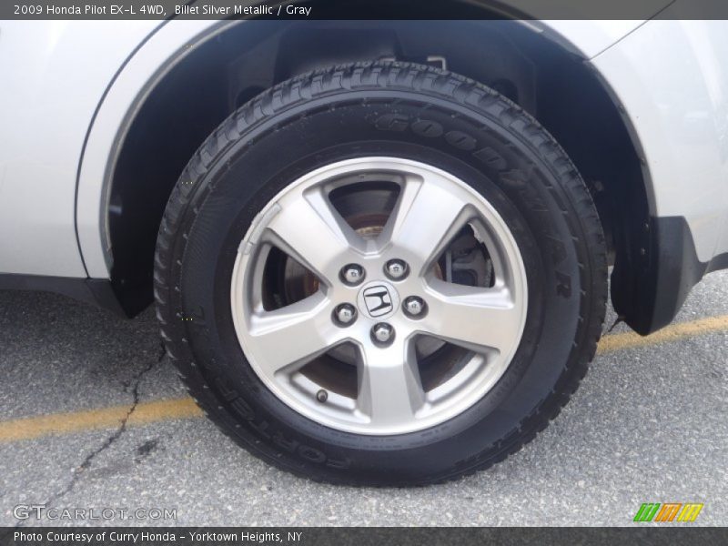 Billet Silver Metallic / Gray 2009 Honda Pilot EX-L 4WD