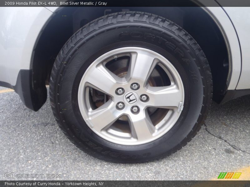 Billet Silver Metallic / Gray 2009 Honda Pilot EX-L 4WD