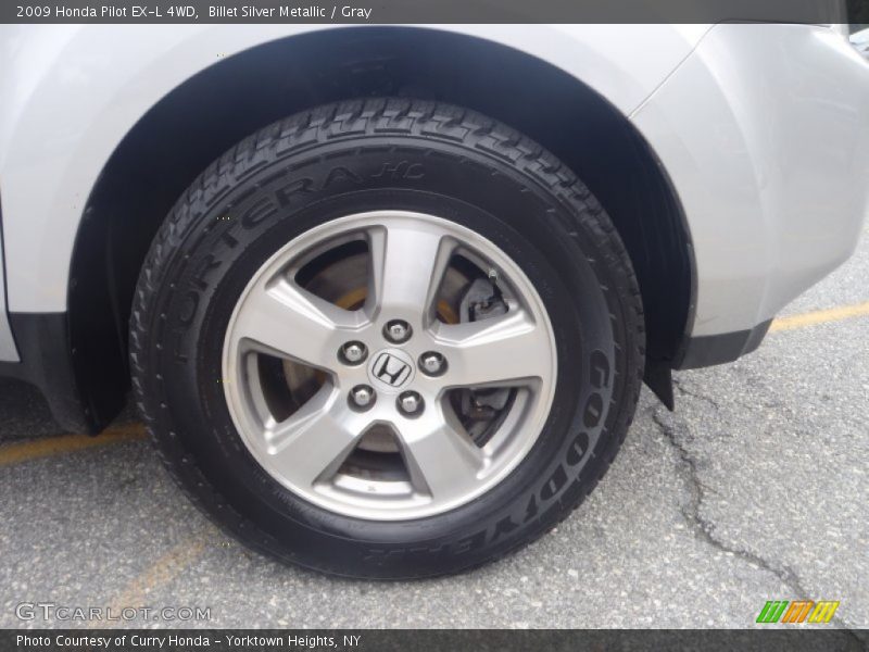 Billet Silver Metallic / Gray 2009 Honda Pilot EX-L 4WD