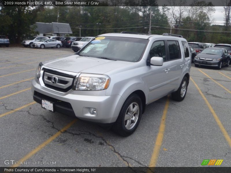 Billet Silver Metallic / Gray 2009 Honda Pilot EX-L 4WD