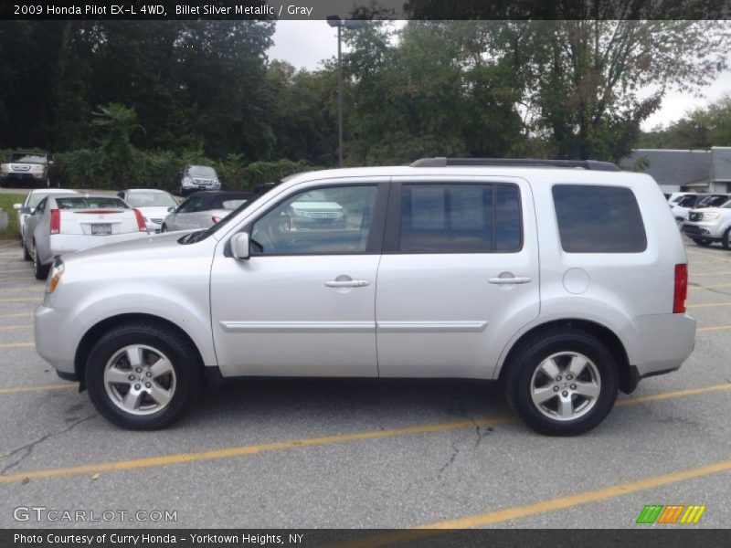 Billet Silver Metallic / Gray 2009 Honda Pilot EX-L 4WD