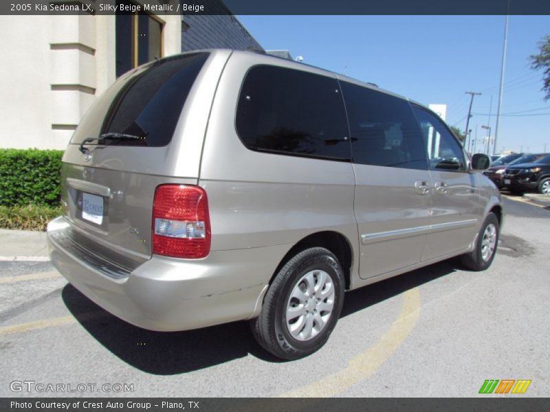 Silky Beige Metallic / Beige 2005 Kia Sedona LX