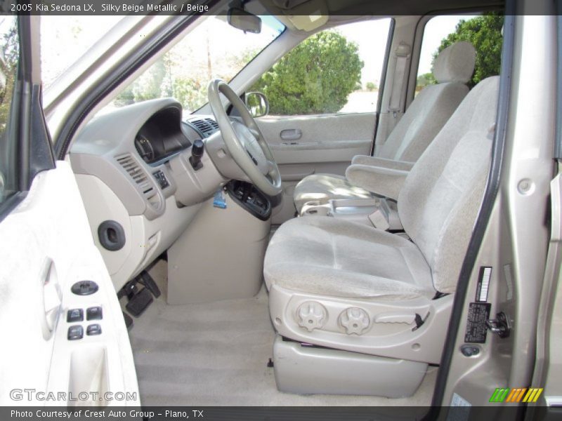 Silky Beige Metallic / Beige 2005 Kia Sedona LX