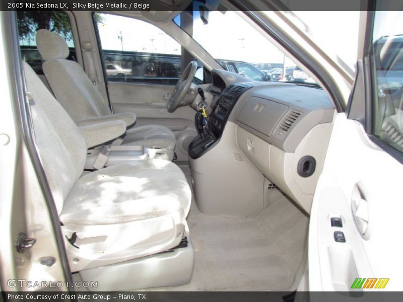 Silky Beige Metallic / Beige 2005 Kia Sedona LX