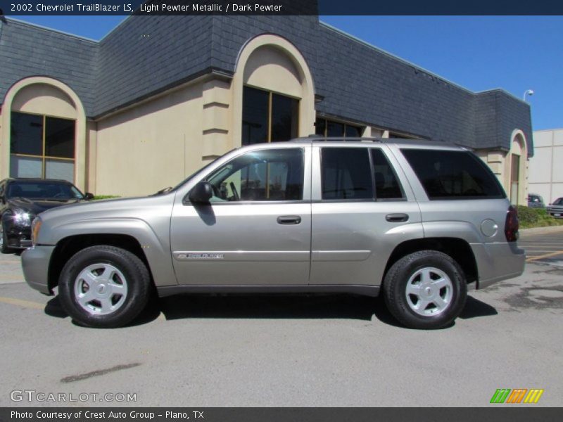 Light Pewter Metallic / Dark Pewter 2002 Chevrolet TrailBlazer LS