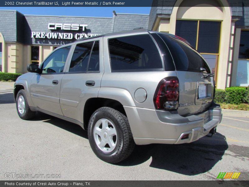 Light Pewter Metallic / Dark Pewter 2002 Chevrolet TrailBlazer LS