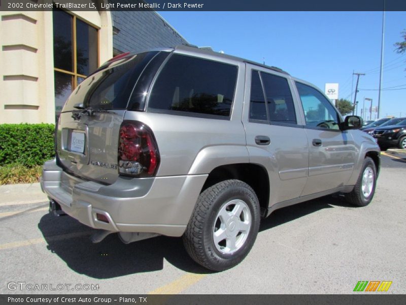 Light Pewter Metallic / Dark Pewter 2002 Chevrolet TrailBlazer LS