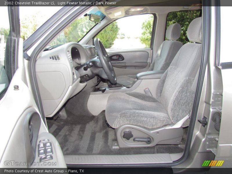 Light Pewter Metallic / Dark Pewter 2002 Chevrolet TrailBlazer LS