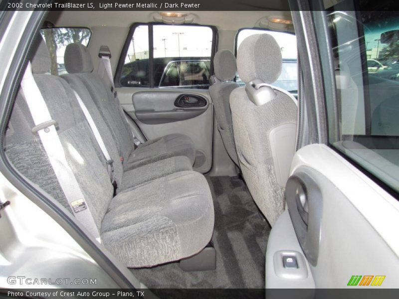 Light Pewter Metallic / Dark Pewter 2002 Chevrolet TrailBlazer LS