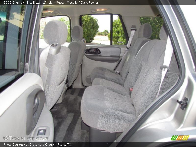 Light Pewter Metallic / Dark Pewter 2002 Chevrolet TrailBlazer LS