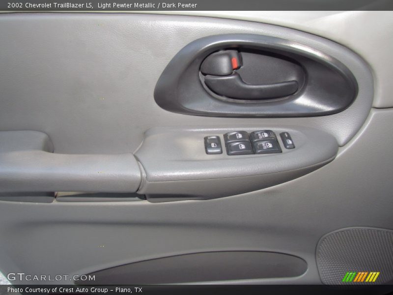Light Pewter Metallic / Dark Pewter 2002 Chevrolet TrailBlazer LS