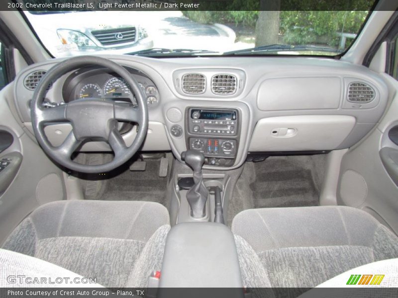 Light Pewter Metallic / Dark Pewter 2002 Chevrolet TrailBlazer LS