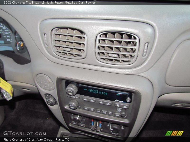 Light Pewter Metallic / Dark Pewter 2002 Chevrolet TrailBlazer LS