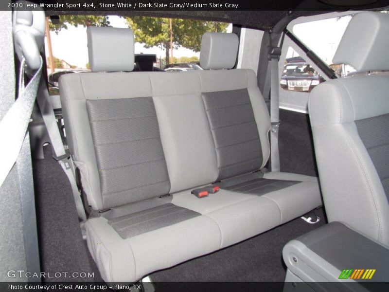 Stone White / Dark Slate Gray/Medium Slate Gray 2010 Jeep Wrangler Sport 4x4
