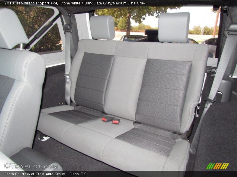 Stone White / Dark Slate Gray/Medium Slate Gray 2010 Jeep Wrangler Sport 4x4