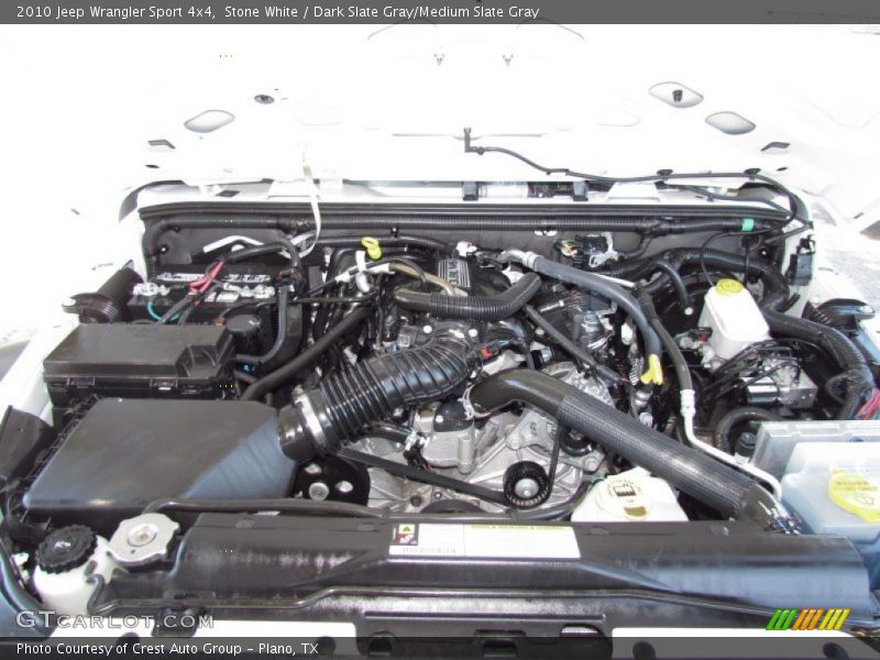 Stone White / Dark Slate Gray/Medium Slate Gray 2010 Jeep Wrangler Sport 4x4