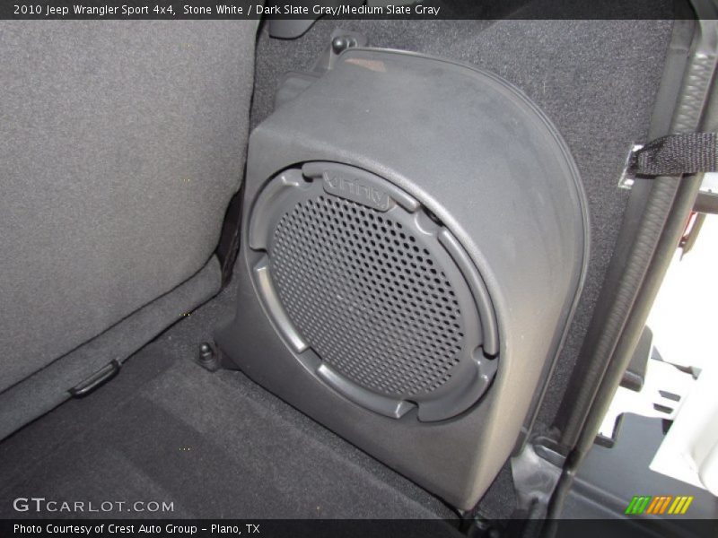 Stone White / Dark Slate Gray/Medium Slate Gray 2010 Jeep Wrangler Sport 4x4