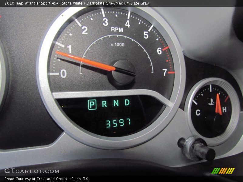 Stone White / Dark Slate Gray/Medium Slate Gray 2010 Jeep Wrangler Sport 4x4