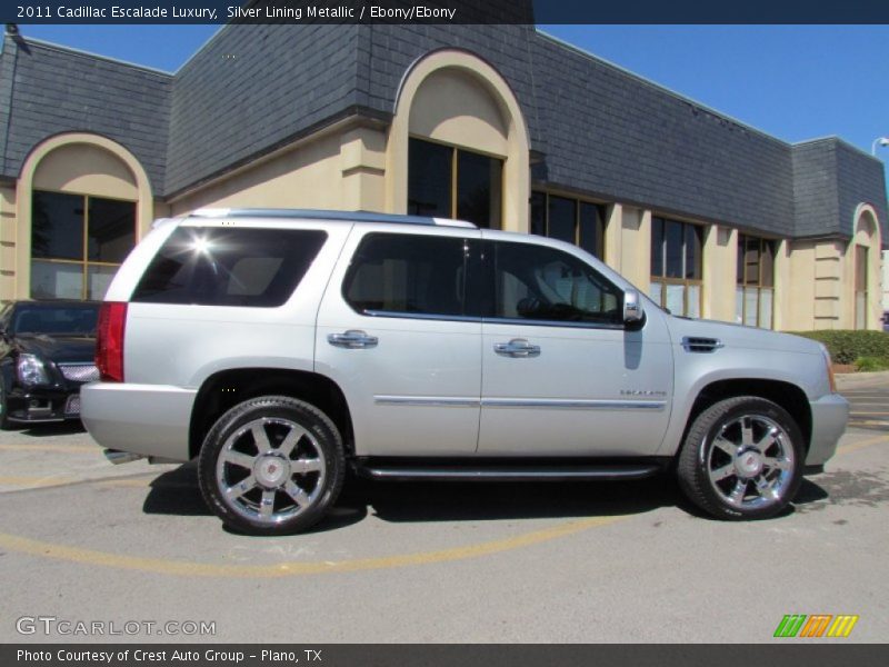 Silver Lining Metallic / Ebony/Ebony 2011 Cadillac Escalade Luxury