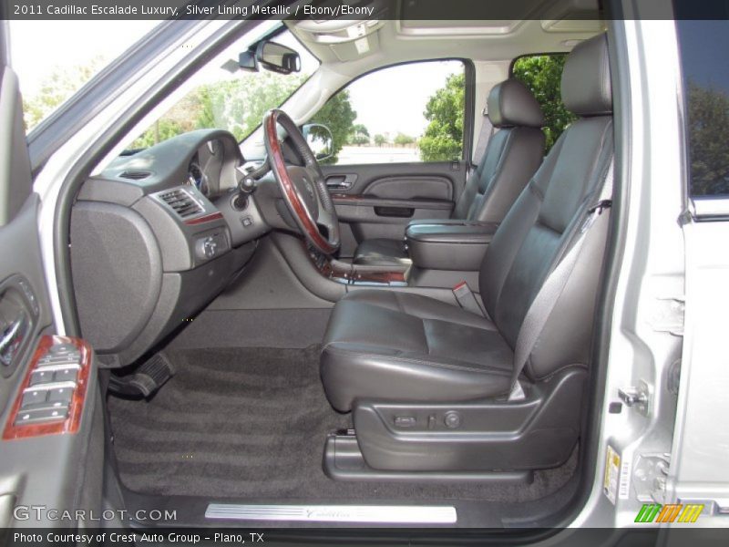 Silver Lining Metallic / Ebony/Ebony 2011 Cadillac Escalade Luxury