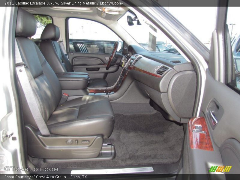 Silver Lining Metallic / Ebony/Ebony 2011 Cadillac Escalade Luxury