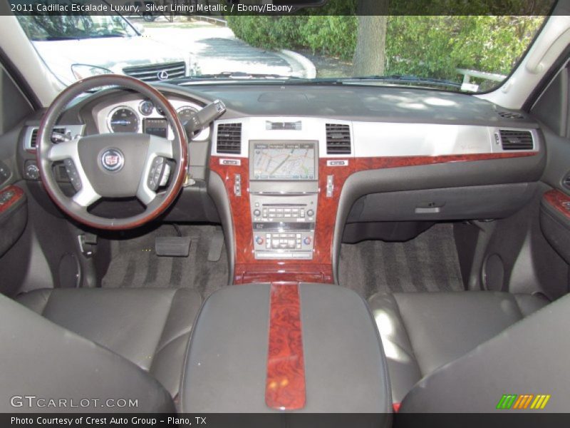 Silver Lining Metallic / Ebony/Ebony 2011 Cadillac Escalade Luxury