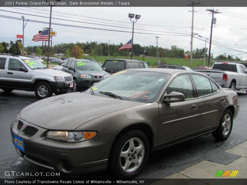 Dark Bronzemist Metallic / Taupe 2001 Pontiac Grand Prix SE Sedan